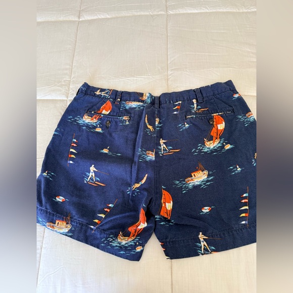 Ralph Lauren Polo Vintage 90’s water sports cotton short preppy classic 32 waist - Picture 7 of 11